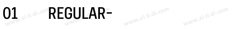 01综艺简 Regular字体转换